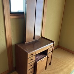 お化粧　アンティーク　3面鏡　