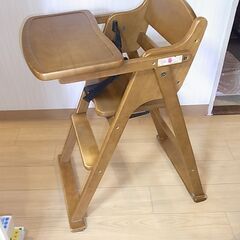 天然木　ワンタッチハイチェア　ＴＲ－１０４ＬＢ