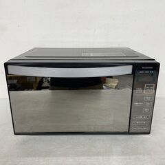 【IRIS OHYAMA】アイリスオーヤマ 電子レンジ IMB-FM18-5 ブラック 2018年製 フラットテーブル 単機能レンジ ミラー仕様 家電 Y1435