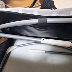 折りたたみ式　大型キャリーバッグ　水玉の画像