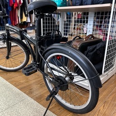 折りたたみ自転車 20インチ 黒 TJ12104の画像