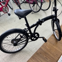 折りたたみ自転車 20インチ 黒 TJ12104の画像