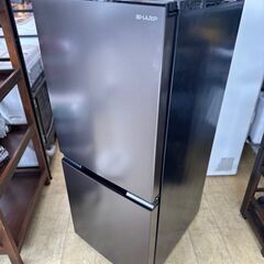 シャープ SHARP ノンフロン冷凍冷蔵庫 152L SJ-D15K-H型 2024年製 2ドア ブラック★買取帝国 朝霞店 配達可能