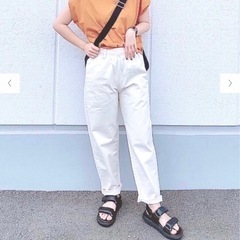 GU デニムシェフパンツ　Sサイズ