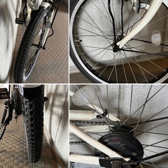 こども自転車ブリヂストン22インチ【ビッケj】ホワイトの画像