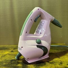 【美品】【動作品】Shark スチーム ポータブル ピンク　付属品多数　収納袋つきの画像