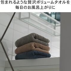 タオル研究所 #003 フェイスタオル チャコールグレー 10枚セット ホテル仕様の画像