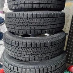 155/65R13ブリジストンVRX2アルミスタッドレスの画像
