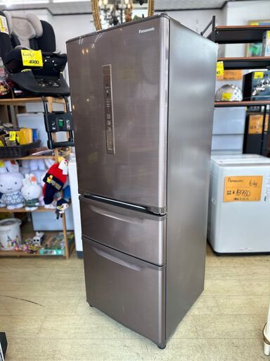 パナソニック Panasonic ノンフロン冷凍冷蔵庫 NR-C32FM-T型 2017年製 3ドア シルキーブラウン★買取帝国 朝霞店 配達可能