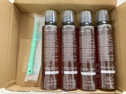 nico-nin デンタルリンス for キッズ4本セット