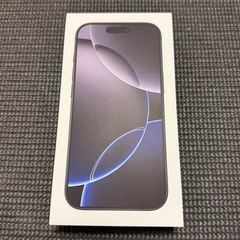 iPhone 16 Pro ブラックチタニウム 128GB 本体