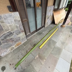 流しそうめん用竹　(プラスチック)の画像