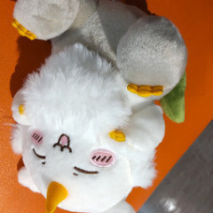 【 美品 】ちいかわ「あのこ 」   bigぬいぐるみ タグ付きの画像