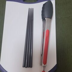 まな板　トング　箸2膳　セット