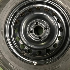 185/70R14タイヤホイール4本セット4穴の画像