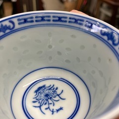 ☆値下げ☆A2505-633　中国茶器 景徳鎮 蛍焼き 3客 バラ売り不可 キズ 汚れありの画像