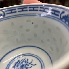 ☆値下げ☆A2505-633　中国茶器 景徳鎮 蛍焼き 3客 バラ売り不可 キズ 汚れありの画像