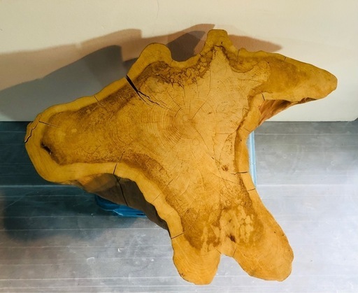 天然木 無垢 切り株 ローテーブル