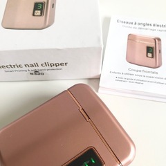 M【中古品】電動爪切り 3段変速 Type-c充電 LCDディス...