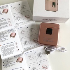M【中古品】電動爪切り 3段変速 Type-c充電 LCDディスプレイ の画像