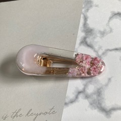 ①レジン手作りヘアクリップ の画像