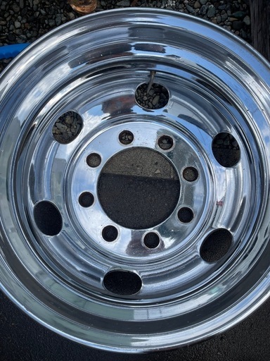 BRIDGESTONE　メッキホイール　22.5 8穴