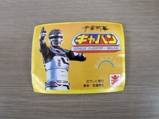 昭和レトロ バンダイ 宇宙刑事 ギャバン スクーパー 未組立 ガチャ 特撮 メタルヒーロー シリーズ 東映 ミニプラモデル 黄×青 苫小牧西店