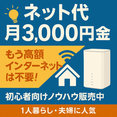 【月3,000円台へ】ホームルーターでネット代節約！今すぐ…