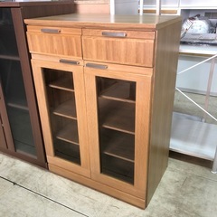 キャビネット ナチュラル ベージュ 収納棚