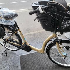 中古自転車　マルイシ　前後子供乗せ付き　内装３段　オートライト　