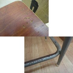 当時物 学校の机 昭和・平成レトロ インテリア オブジェ 学習机 西岡店の画像