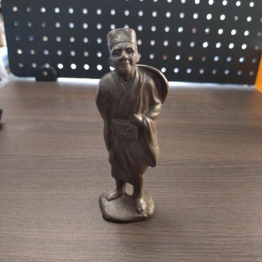 松尾芭蕉　置物　奥の細道　金属工芸　銅像　人物像 松尾芭蕉 置物 奥の細道 金属工芸 銅像 人物像 松尾芭蕉鉄置物