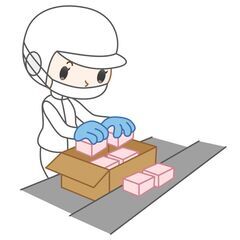 【お菓子検品して段ボールに詰めるだけ！！】　週3日～OK！　未経...