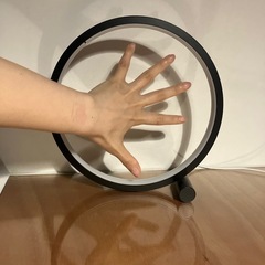 【美品】円形タッチセンサーLEDライト 明るさ３段階　照明の画像