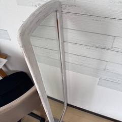 アンティーク風全身鏡★27日までお引き取り希望の画像