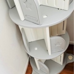 早い者勝ち！！美品　回転式本棚4段の画像