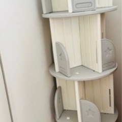 早い者勝ち！！美品　回転式本棚4段の画像