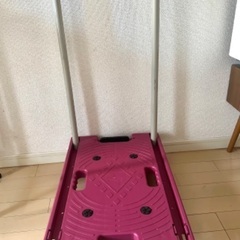 台車 折りたたみ ピンク 耐荷重 100kg