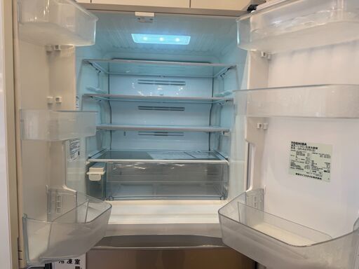 6ケ月間保証付】6ﾄﾞｱ冷蔵庫 TOSHIBA 2016年製【ﾄﾚﾌｧｸ桶川店】