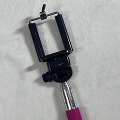 自撮り棒 一脚 ピンクの画像