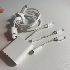 iPhoneケーブルいろいろの画像