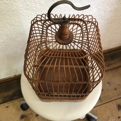 鳥かご 　竹かご　竹製　の画像