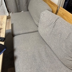 【急募】おしゃれな北欧スタイルソファ　グレー　1人用x2