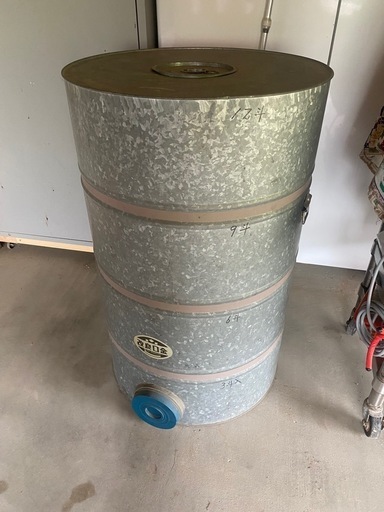 ブリキ米穀貯蔵缶米貯蔵 米保管庫 (腹ペコ) 足守のその他の中古