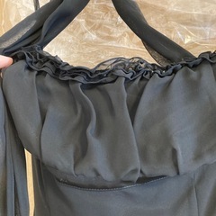 【美品】ブラックフォーマルドレス　結婚式の画像