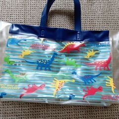 プールバッグ　恐竜柄の画像