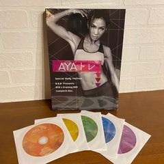 【受渡者決定】AYAトレ トレーニングDVD 6枚組セット ボディメイク フィットネス　ダイエットDVDの画像