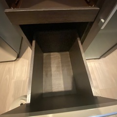 ニトリ　食器棚　レンジ炊飯器台の画像