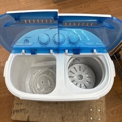 ☆ドリーム荒牧店☆ジモティー割引有☆【クリーニング済み】ウェイウェイ貿易/ポータブル2層式洗濯機/NAW002/2021年製の画像