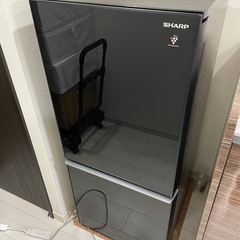 SHARP 冷蔵庫　ブラック